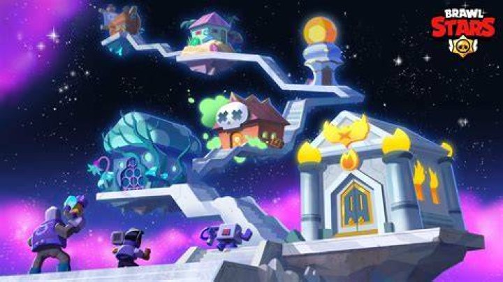 Brawl Starsの公式アートスタイルをイメージしたモバイルゲーム風ビジュアル